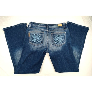 Paige Jeans Womens Size 29 Hollywood Hills Boot Low Rise Medium Wash‎